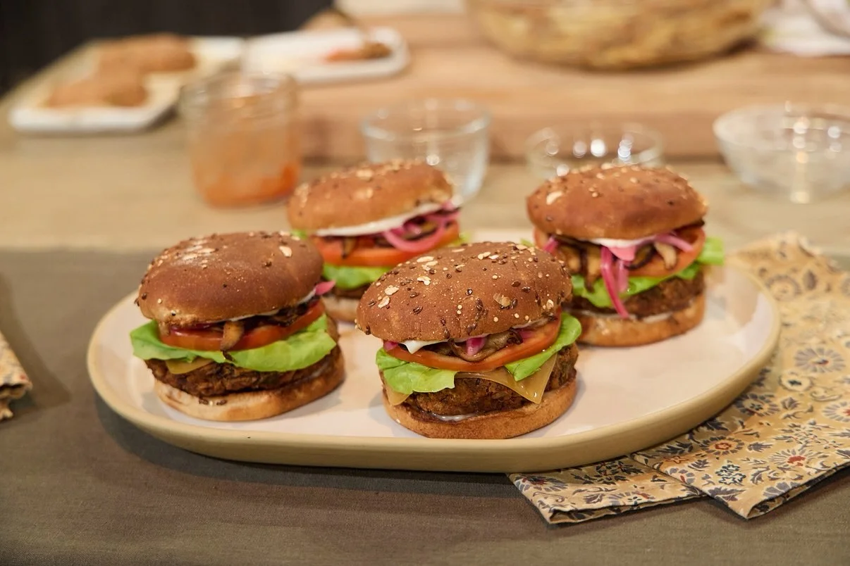 Kitchen Sink Veggie Burgers