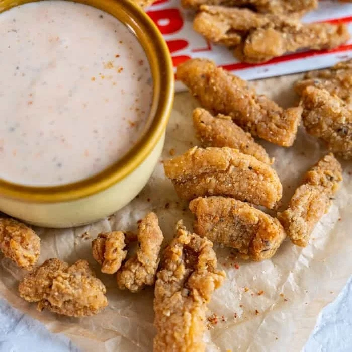 Vegan Popcorn Chicken