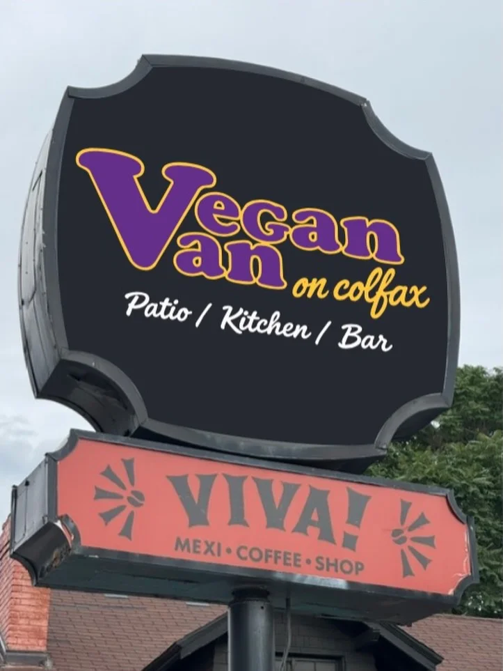 Vegan Van sign