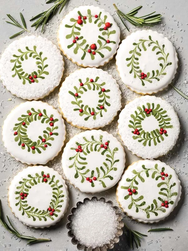 Sugar Cookie Wreaths