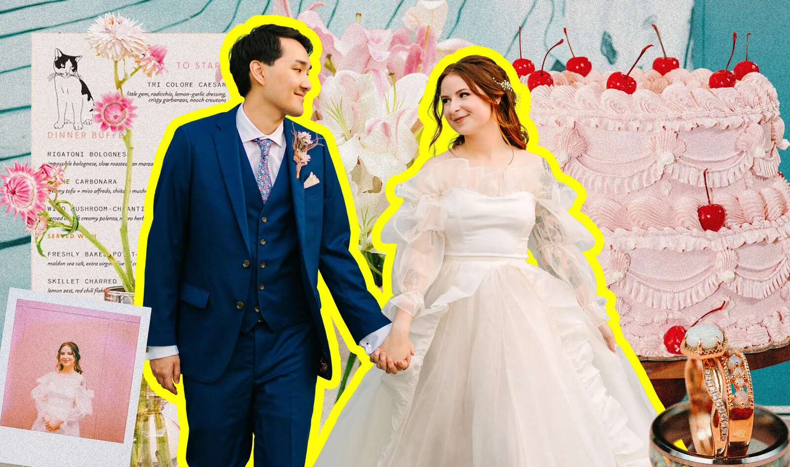 A Whimsical Vegan Wedding Inspired by Wes Anderson in Los Angeles