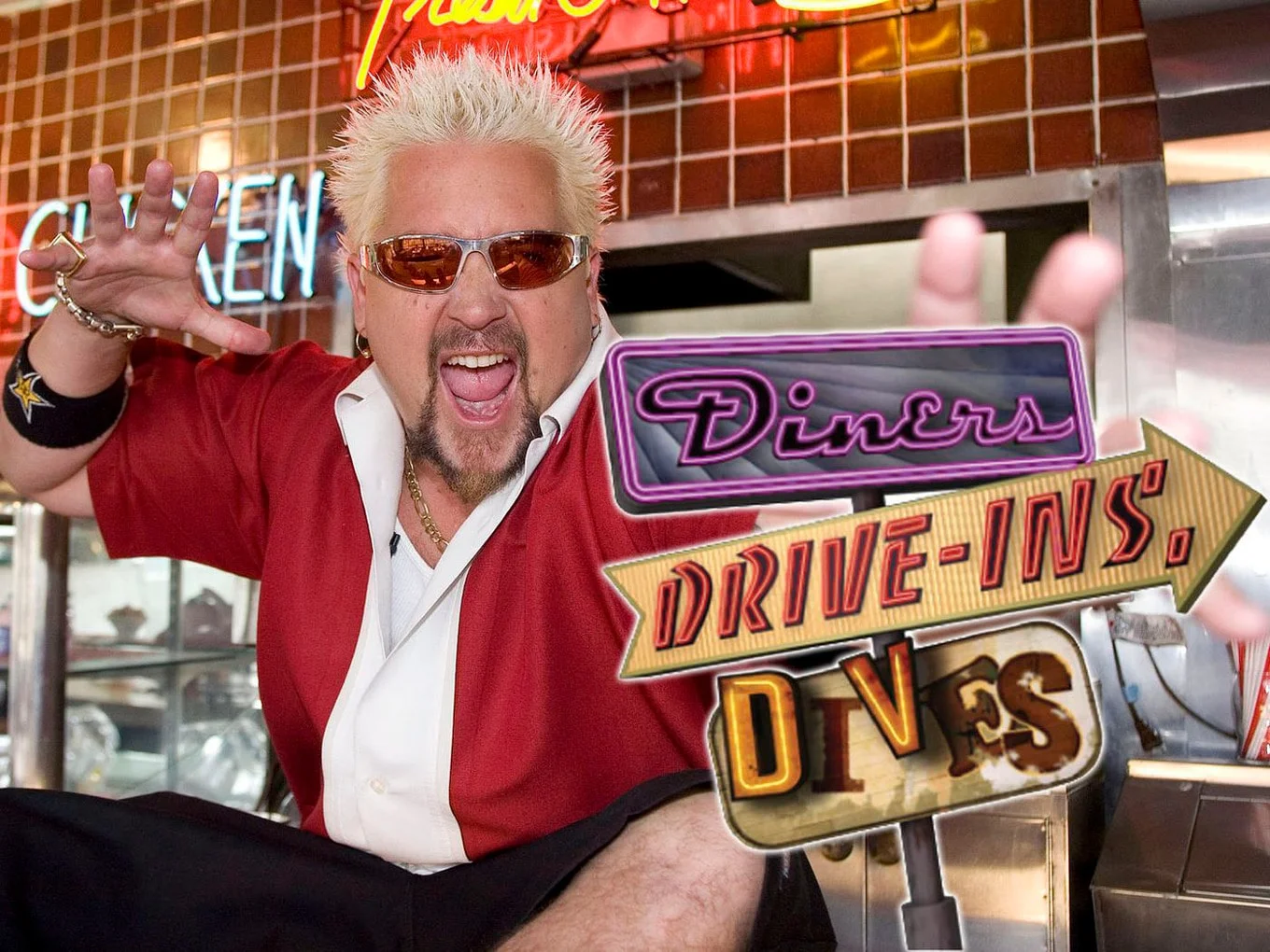 Guy Fieri on his show
