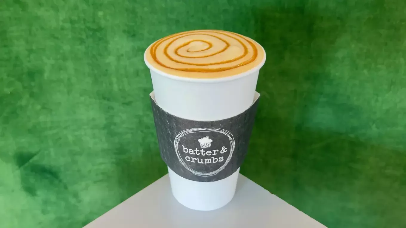 Batter & Crumbs' Salted Caramel Apple Latte