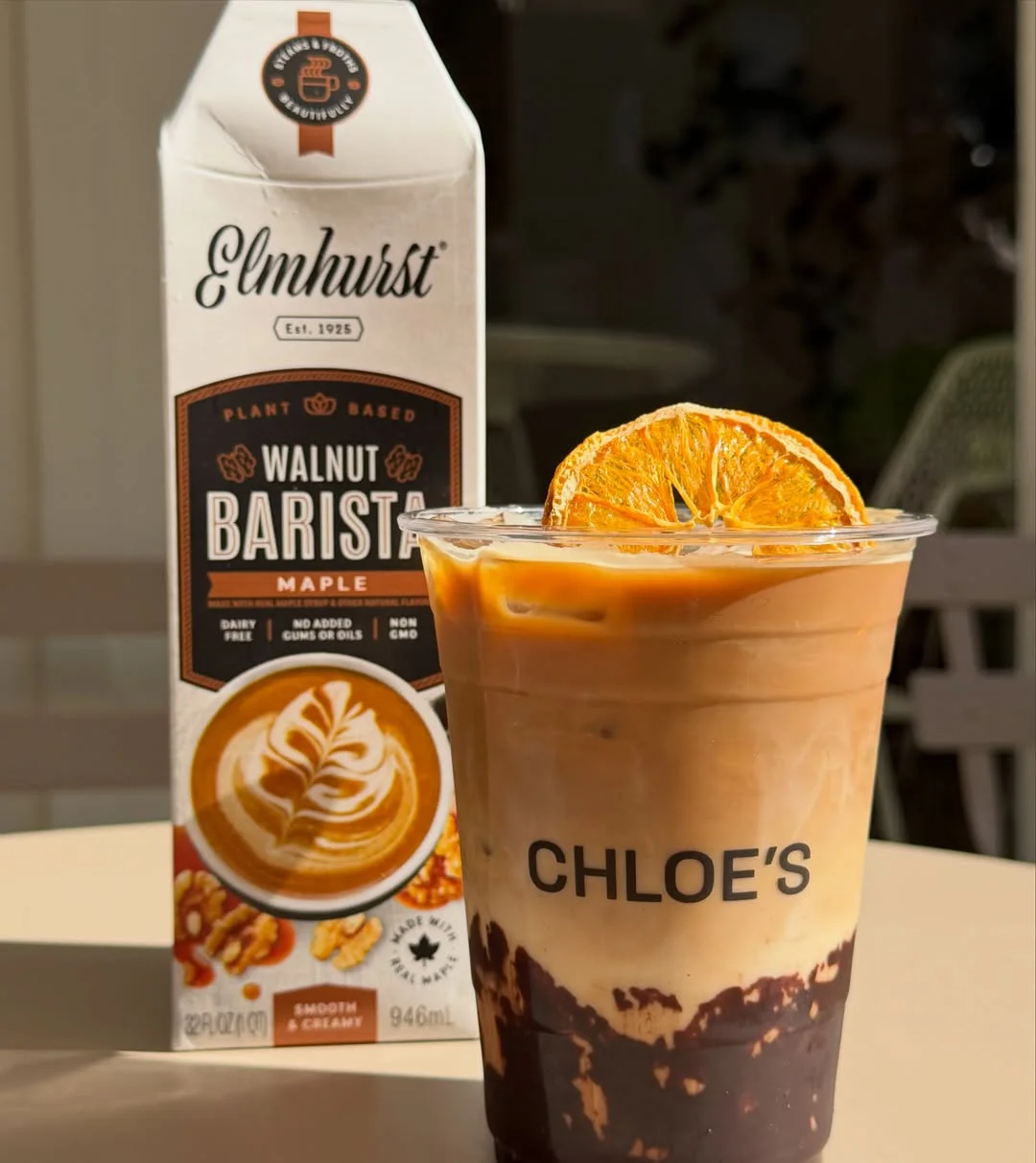 Chloes orange mocha latte